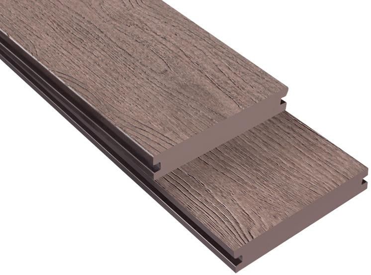 Террасная доска ДПК Outdoor 3D полнотелая NEVADA/CALIFORNIA BROWN коричневый микс. купить в Сургуте