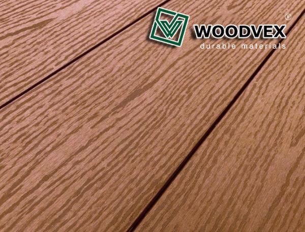 Террасная доска WOODVEX Select из ДПК в цвете Терракота купить в Сургуте