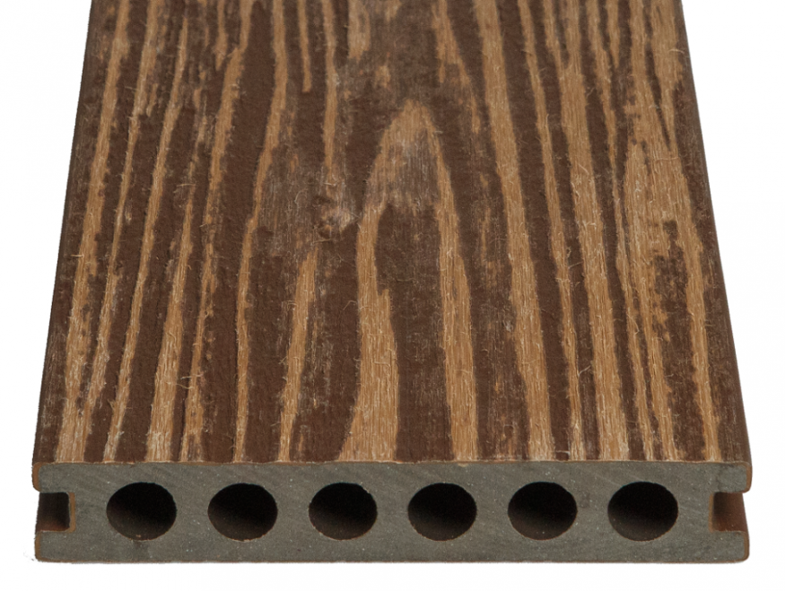 Террасная доска из ДПК CM Decking Zebrano, Коричневый (под заказ) купить в Сургуте