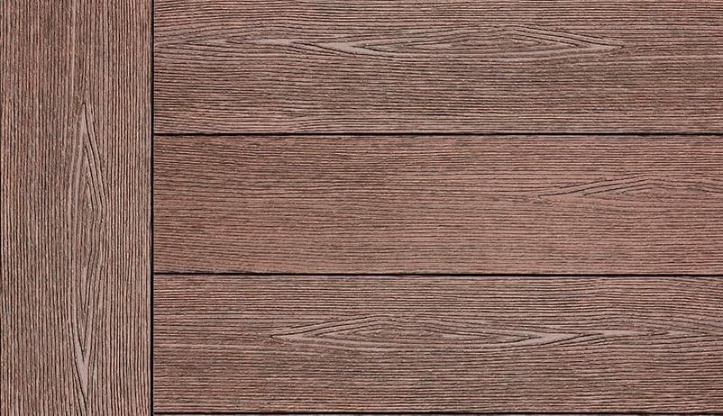 Террасная доска ДПК Outdoor 3D сплошная STORM/OCEAN BROWN коричневая смешанная купить в Сургуте
