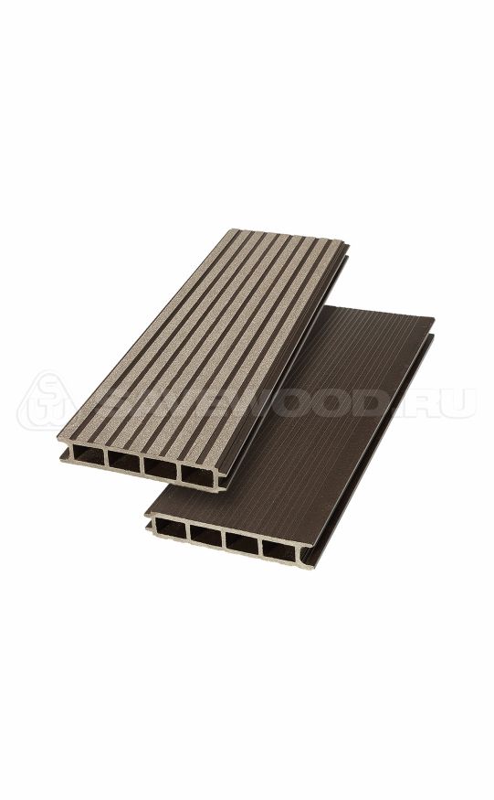 Террасная доска ДПК SaveWood, SW Ulmus, Темно-коричневый купить в Сургуте
