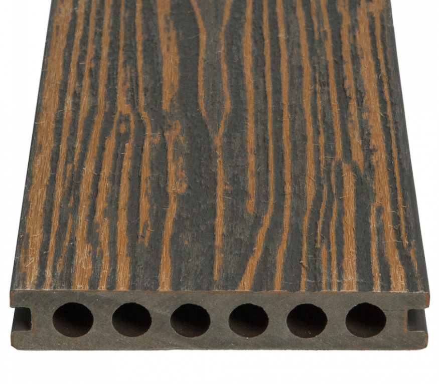 Террасная доска из ДПК CM Decking Zebrano, Графит (под заказ) купить в Сургуте