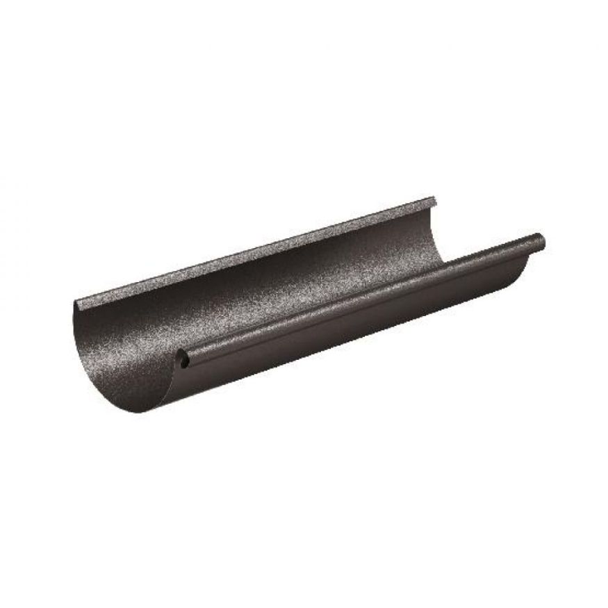 Водосточный желоб Aquasystem RR 32, тёмно-коричневый матовый, 3.00 м, 150/100 купить в Сургуте