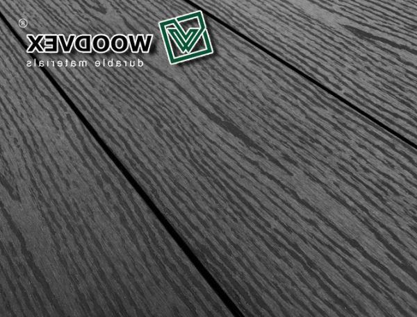 Террасная доска WOODVEX Select из ДПК в цвете Графит купить в Сургуте
